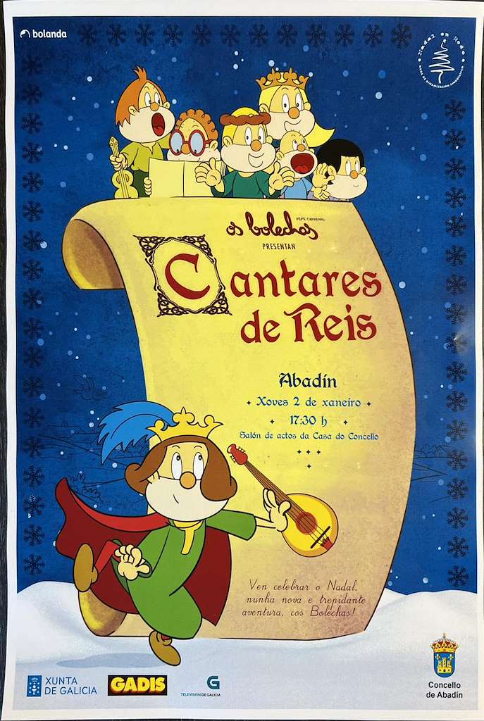 Os Bolechas - Cantares de Reis  en Abadín
