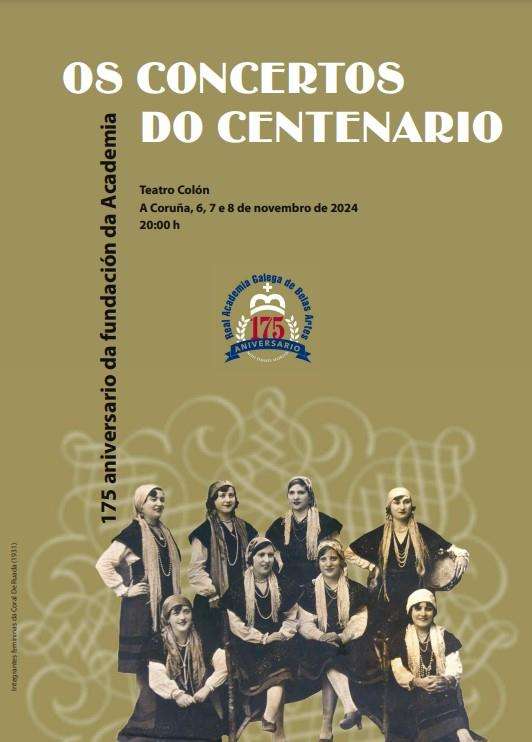 Os Concertos do Centenario - 175 Aniversario Real Academia Galega de Belas Artes en A Coruña
