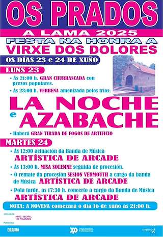 Fechas, información, programa, cartel, imágenes, mapa y ubicación de Os Dolores de Os Prados  en  A Lama