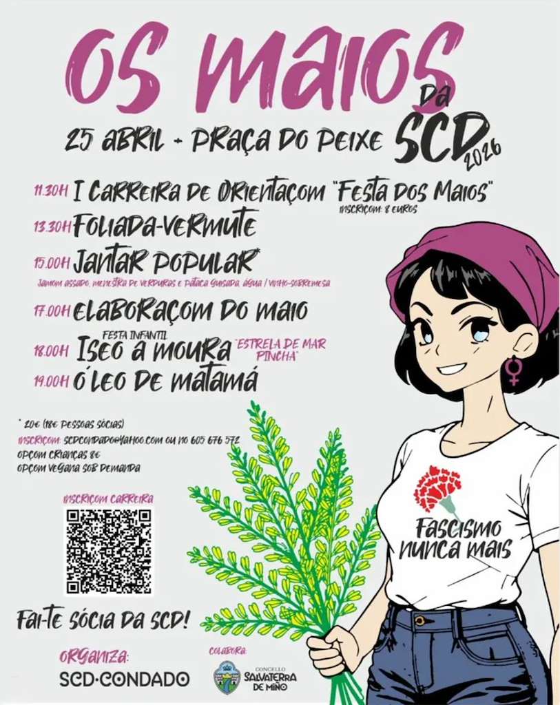 Os Maios da SCD Condado  en Salvaterra do Miño
