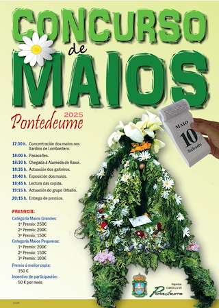 Fechas, información, programa, cartel, imágenes, mapa y ubicación de Os Maios   en  Pontedeume