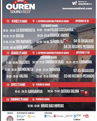 Ouren Sound Fest (2026) en San Cibrao das Viñas