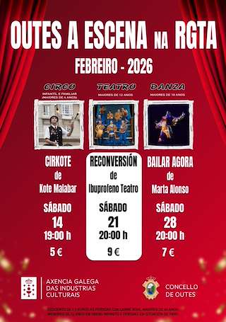 Fechas, información, programa, cartel, imágenes, mapa y ubicación de Outes á Escena (2026)