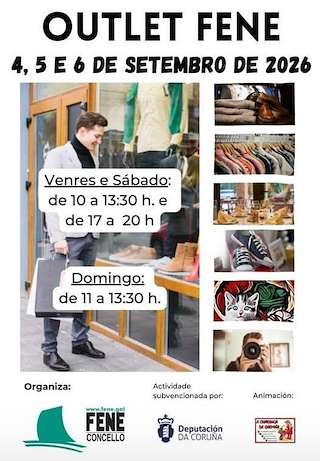 Fechas, información, programa, cartel, imágenes, mapa y ubicación de Outlet Fene (2026)