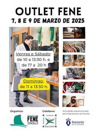 Fechas, información, programa, cartel, imágenes, mapa y ubicación de Outlet Fene