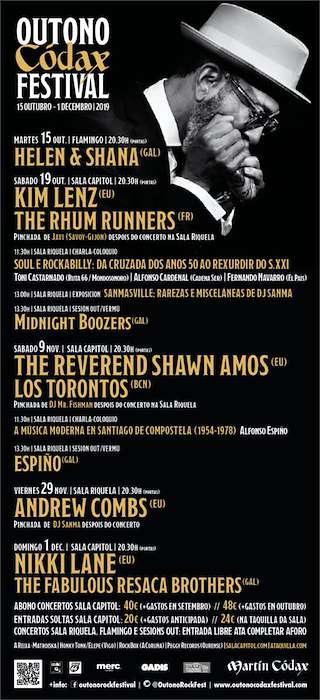Outono Codax Festival (2025) en Santiago de Compostela
