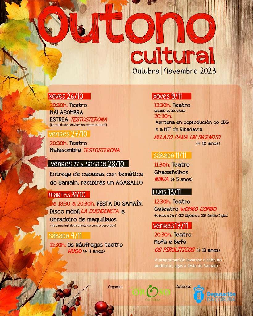 Outono Cultural en Oroso
