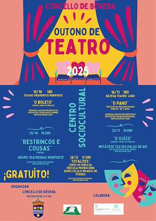 Fechas, información, programa, cartel, imágenes, mapa y ubicación de Outono de Teatro  (2025)  en  Bóveda