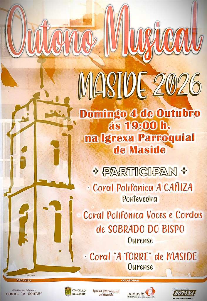 Outono Musical (2026) en Maside