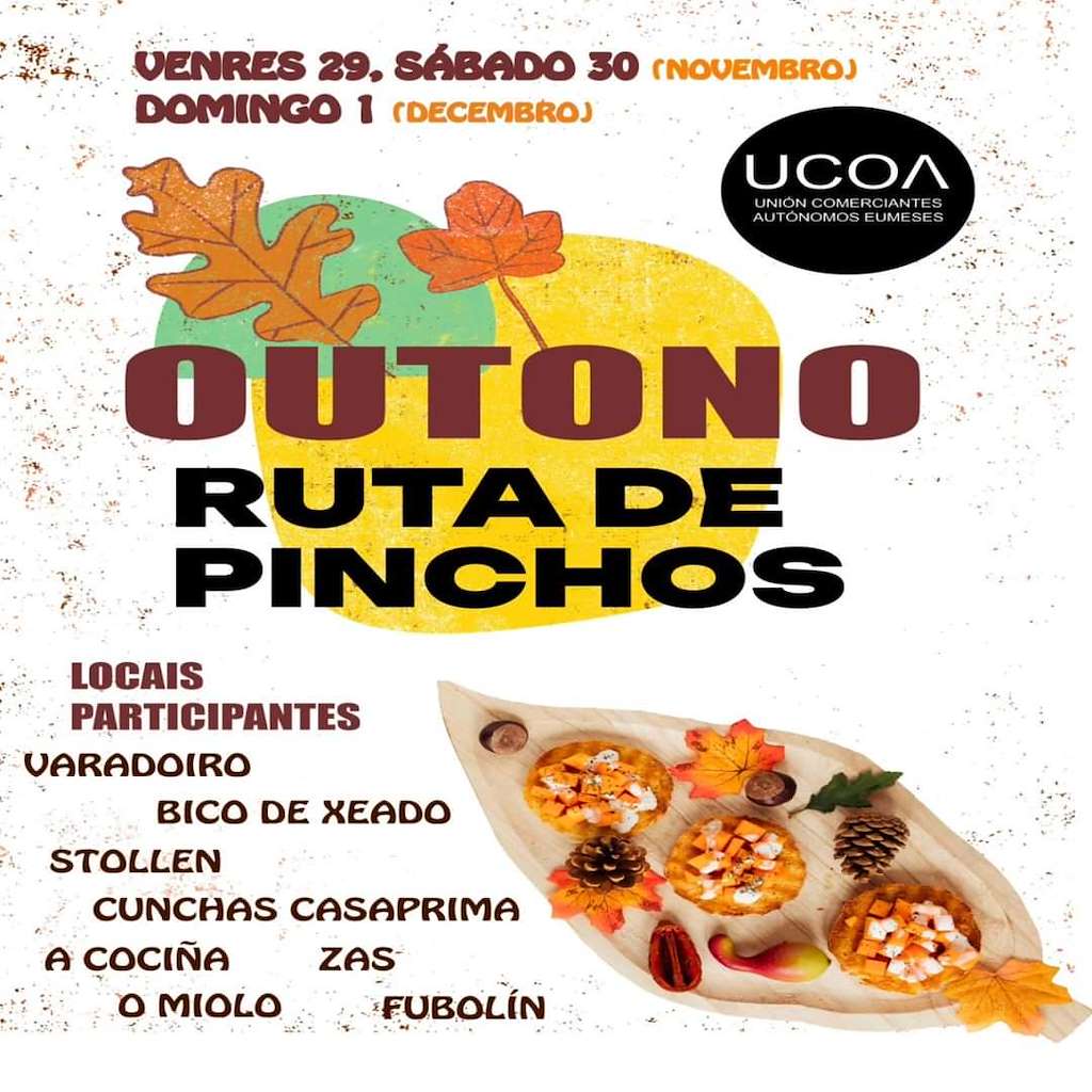 Outono Ruta de Pinchos en Pontedeume