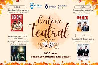 Fechas, información, programa, cartel, imágenes, mapa y ubicación de Outono Teatral (2025) en O Pino