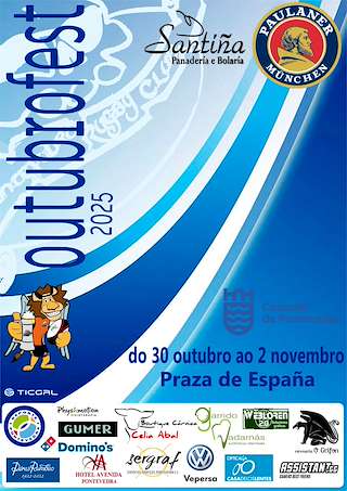 Fechas, información, programa, cartel, imágenes, mapa y ubicación de Outubrofest (2025)  en  Pontevedra