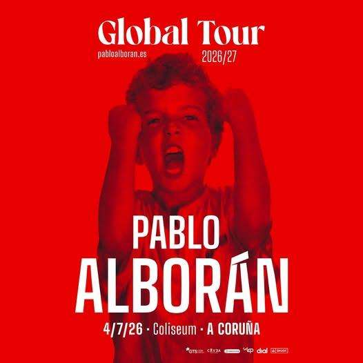 Pablo Alborán - Global Tour Km0 (2026) en A Coruña