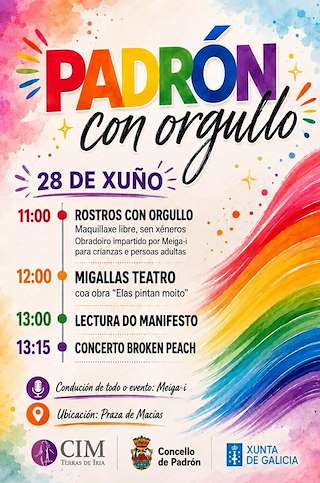 Fechas, información, programa, cartel, imágenes, mapa y ubicación de Padrón con Orgullo (2026)