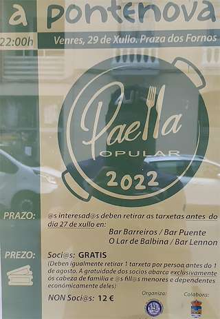 Paella Popular en A Pontenova