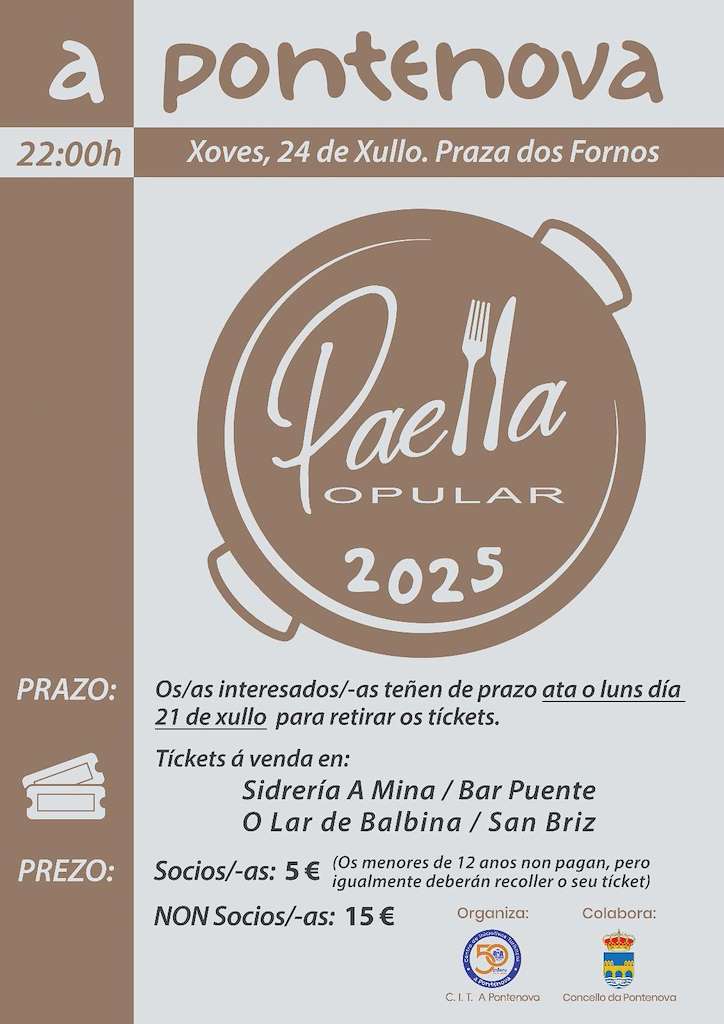 Paella Popular (2025) en A Pontenova