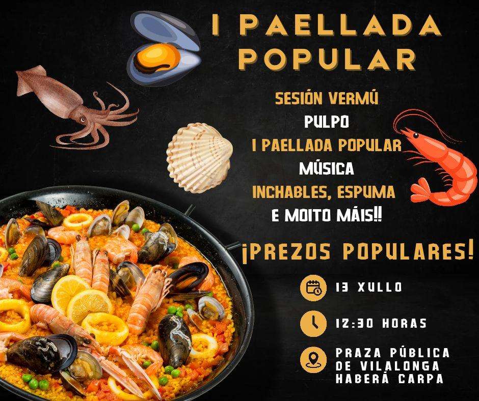 I Paellada Popular de Vilalonga en Sanxenxo