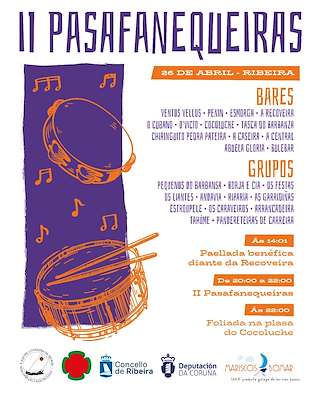 Fechas, información, programa, cartel, imágenes, mapa y ubicación de Paellada Solidaria - II Pasafanequeiras  en  Ribeira