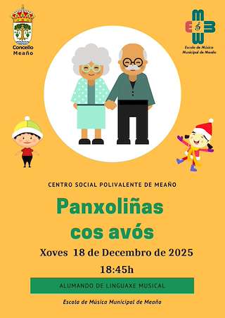 Fechas, información, programa, cartel, imágenes, mapa y ubicación de Panxoliñas cos Avós (2025)  en  Meaño