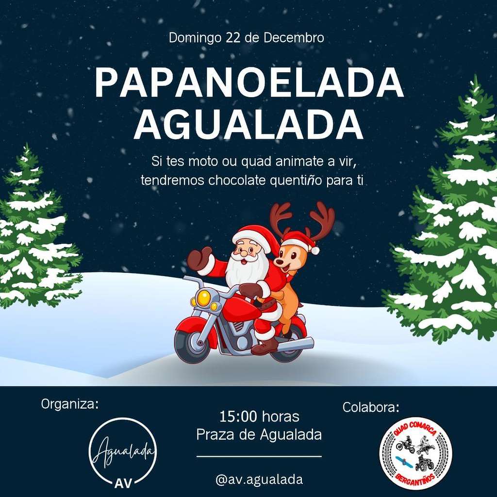 Papanoelada Agualada en Coristanco