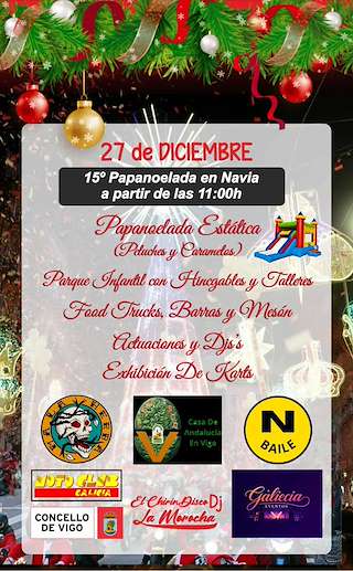 Fechas, información, programa, cartel, imágenes, mapa y ubicación de Papanoelada de Navia  (2025)  en  Vigo