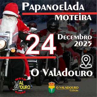 Fechas, información, programa, cartel, imágenes, mapa y ubicación de Papanoelada Moteira - Recepción de Papá Noel (2025) en O Valadouro
