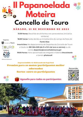 Fechas, información, programa, cartel, imágenes, mapa y ubicación de III Papanoelada Moteira (2025)  en  Touro