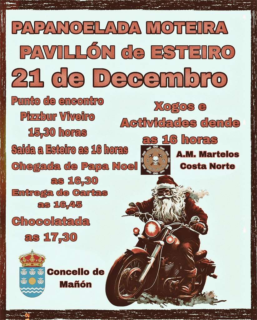 Papanoelada Motera en Mañón