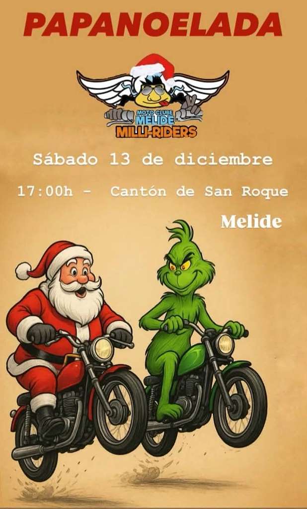 Papanoelada Motera en Melide