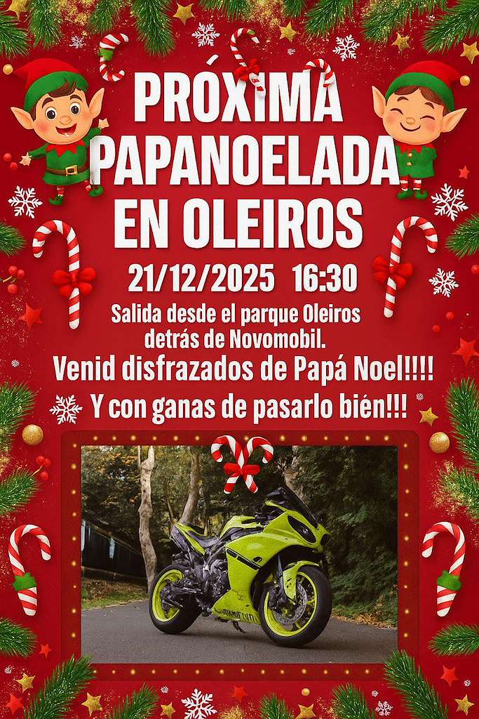 Papanoelada Motera en Oleiros