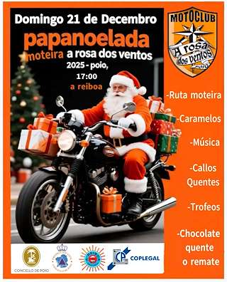 Fechas, información, programa, cartel, imágenes, mapa y ubicación de Papanoelada Motera (2025)  en  Poio