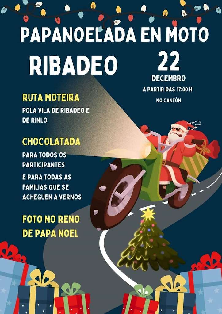 Papanoelada Motera en Ribadeo