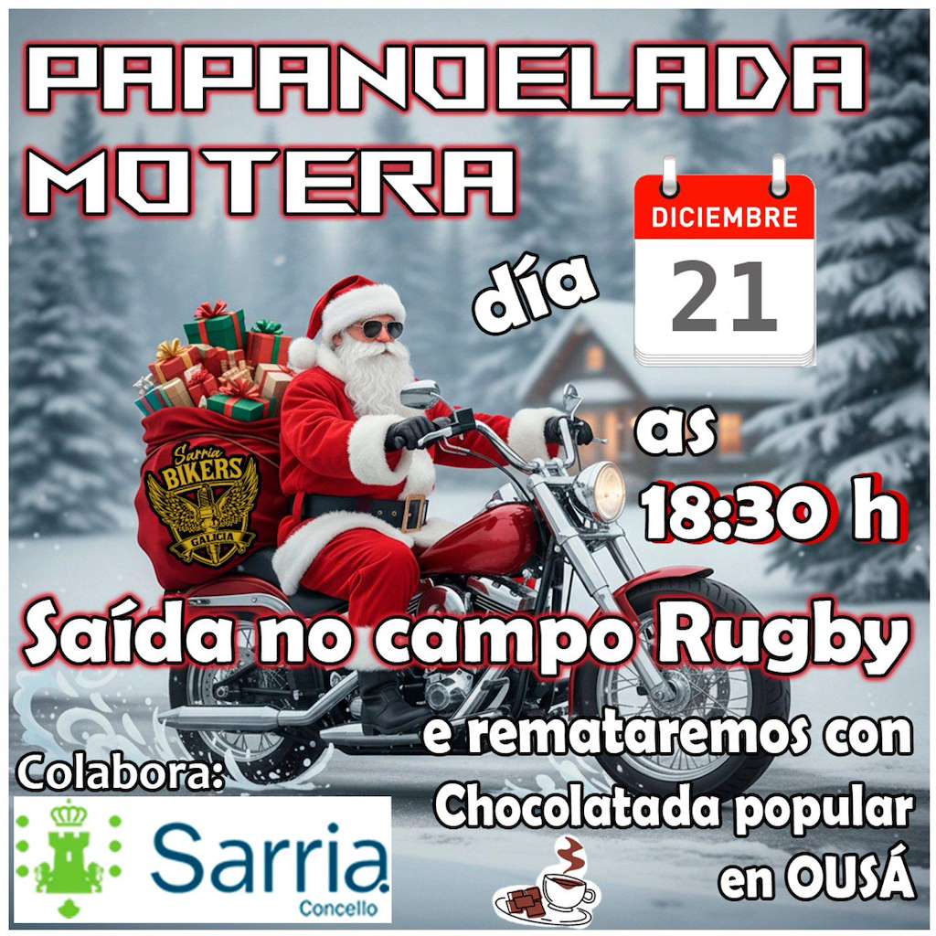 Papanoelada Motera en Sarria