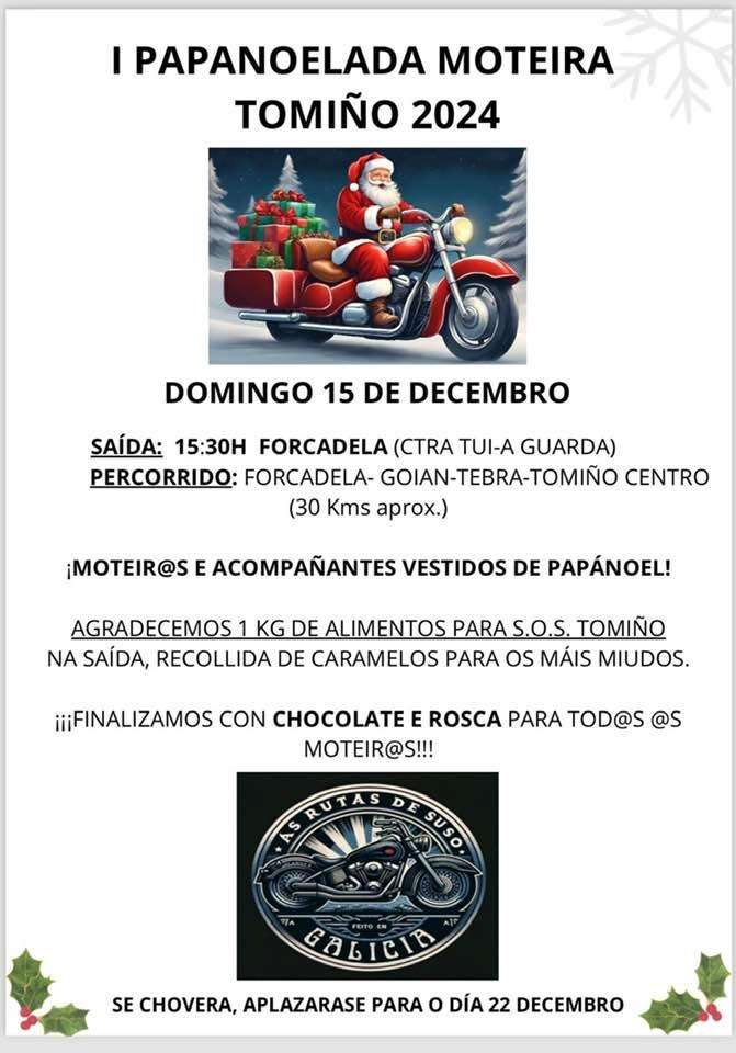 I Papanoelada Motera en Tomiño