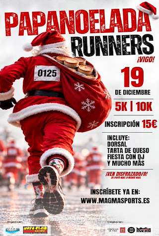 Fechas, información, programa, cartel, imágenes, mapa y ubicación de Papanoelada Runners (2026)  en  Vigo