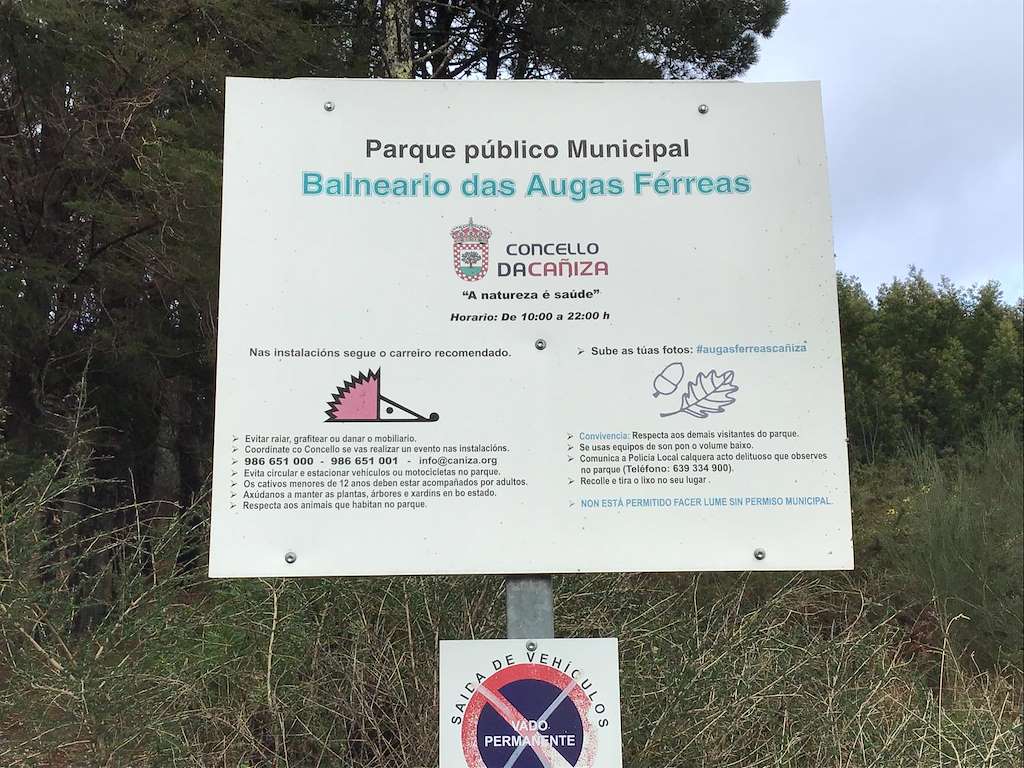 Parque Balneario das Augas Férreas en A Caniza