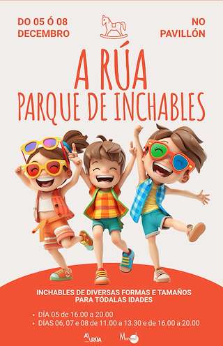 Fechas, información, programa, cartel, imágenes, mapa y ubicación de Parque de Hinchables (2025)  en  A Rúa