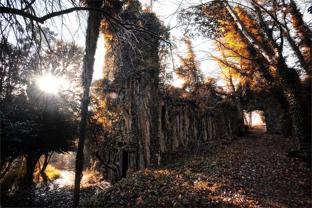 Parque de la Finca do Espiño en Santiago de Compostela