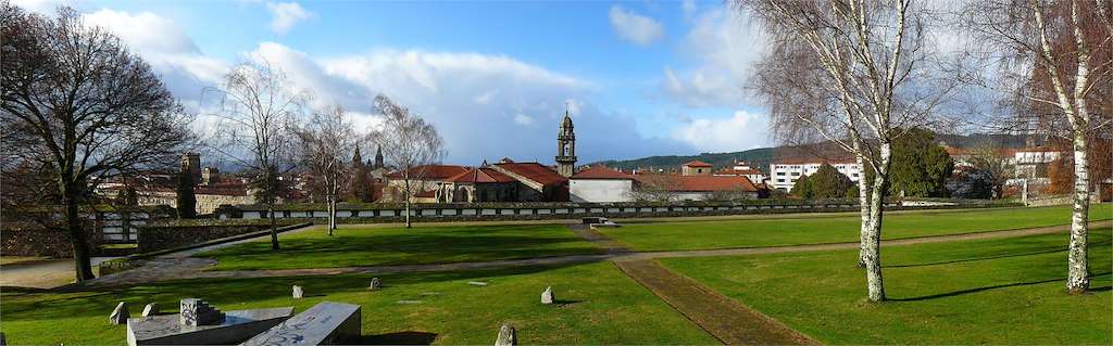 Parque de Santo Domingo de Bonaval en Santiago de Compostela