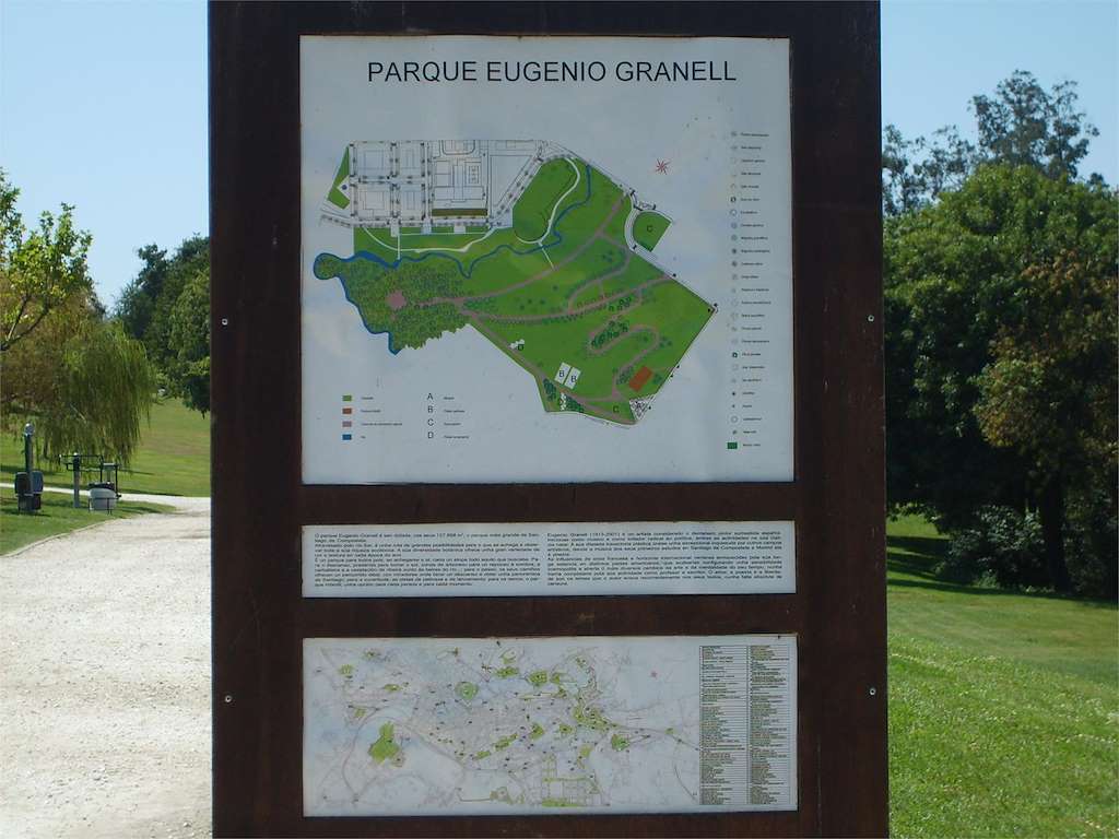 Parque Eugenio Granell en Santiago de Compostela