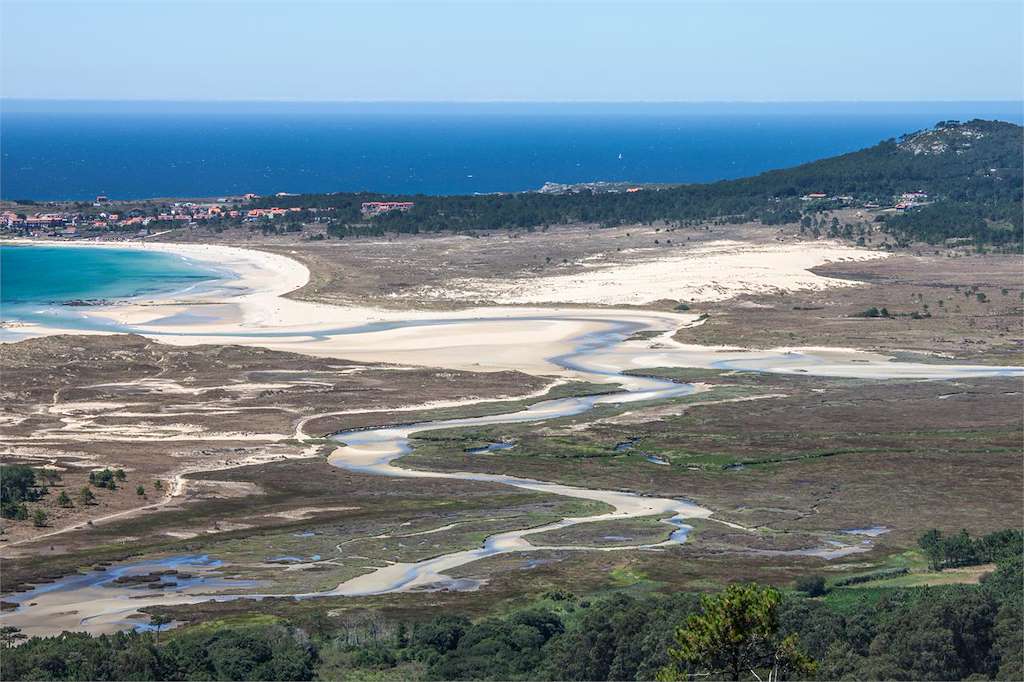 Parque Natural de Corrubedo en Ribeira