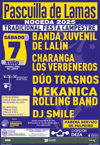 Fechas, información, programa, cartel, imágenes, mapa y ubicación de Pascuilla de Lamas - Virxe dos Remedios  en  Lalín