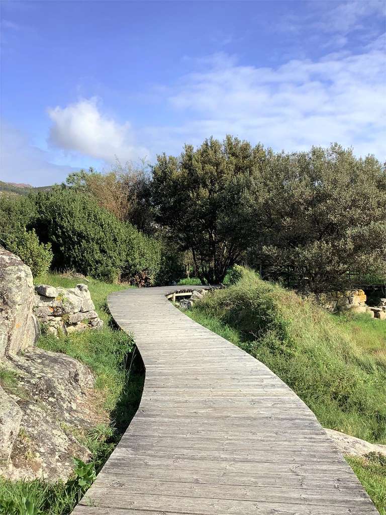 Paseo de Caldebarcos en Carnota