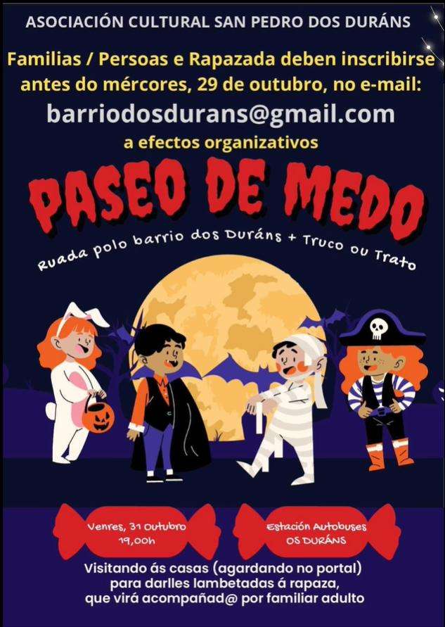 Paseo de Medo de Os Duráns en Vilagarcía de Arousa