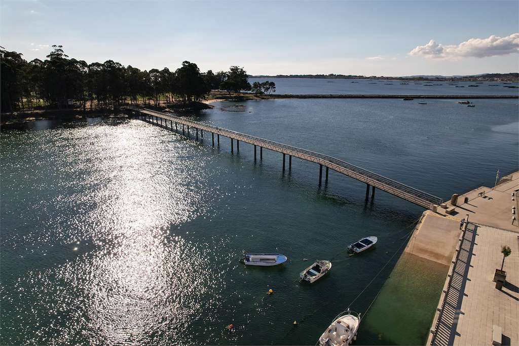 Paseo de O Terrón en Vilanova de Arousa