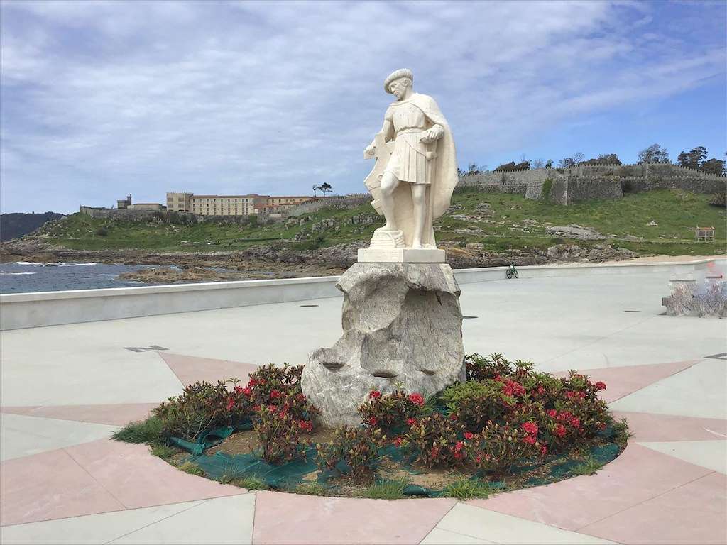 Paseo de Pinzón en Baiona