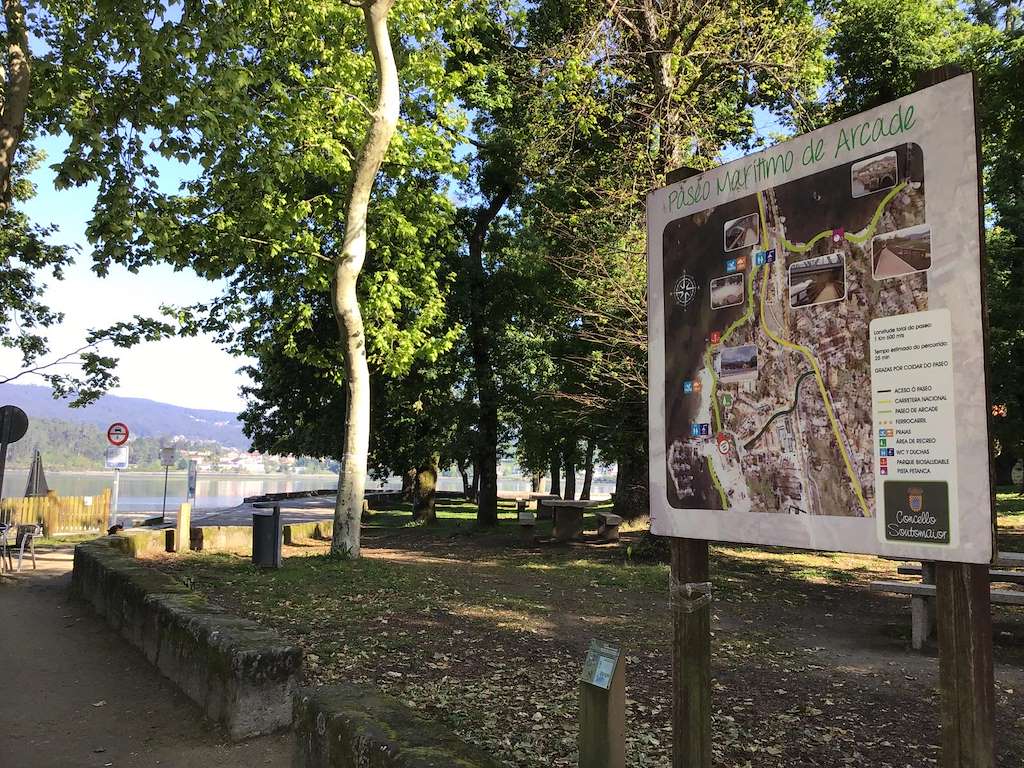 Paseo Marítimo de Arcade en Soutomaior