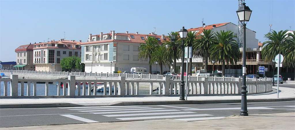 Paseo Marítimo de Vilanova en Vilanova de Arousa