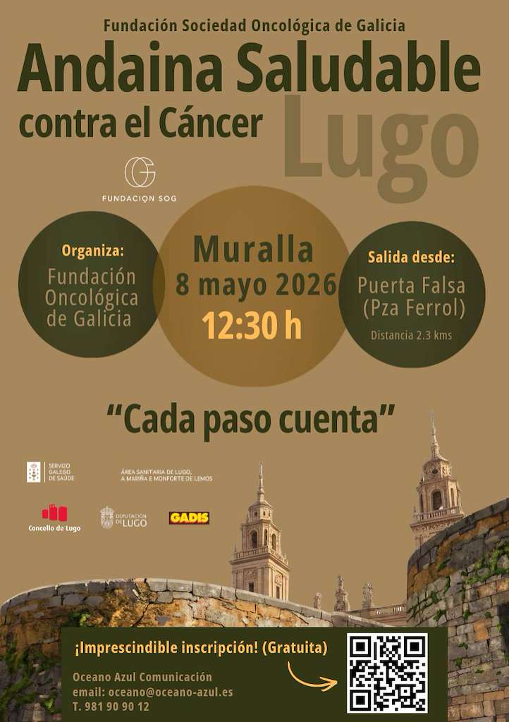 Paseo Saludable Contra el Cáncer (2026) en Lugo
