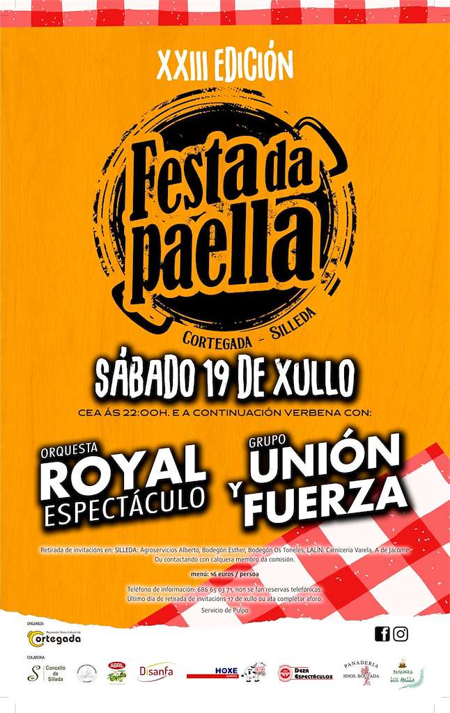 Patronais de Santa María - XXIII Festa da Paella de Cortegada (2025) en Silleda